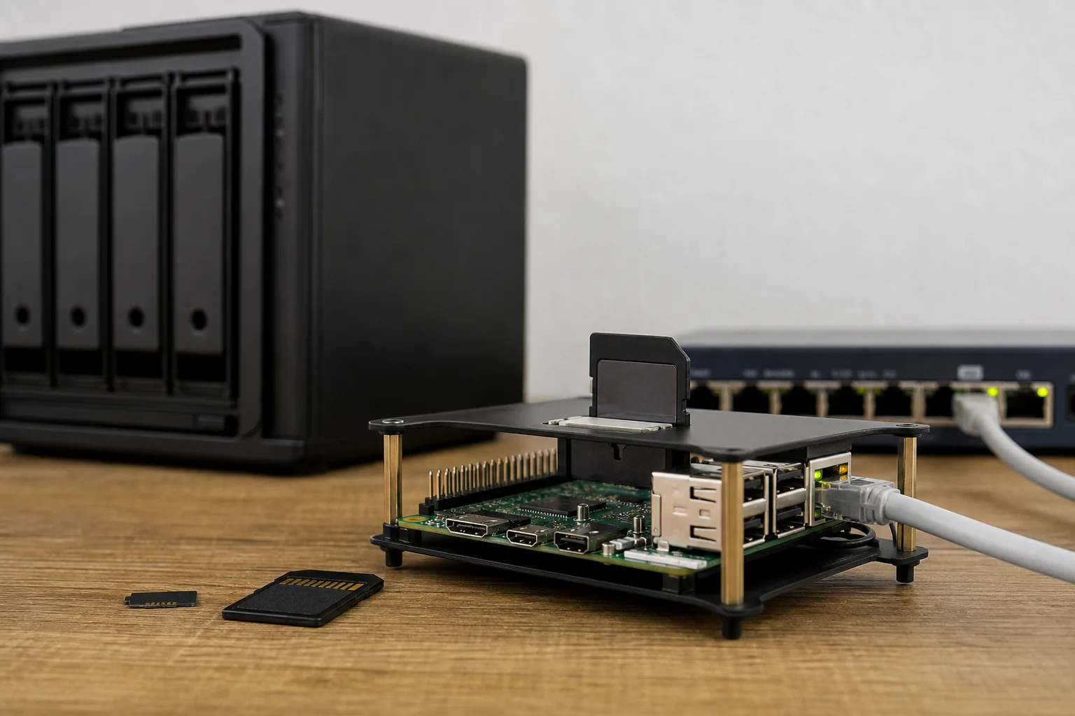 DIY-NAS mit Speicherkarte: Netzwerkfreigabe und Medienserver aufbauen